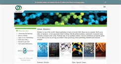 Desktop Screenshot of beta.hindawi.com