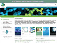 Tablet Screenshot of beta.hindawi.com